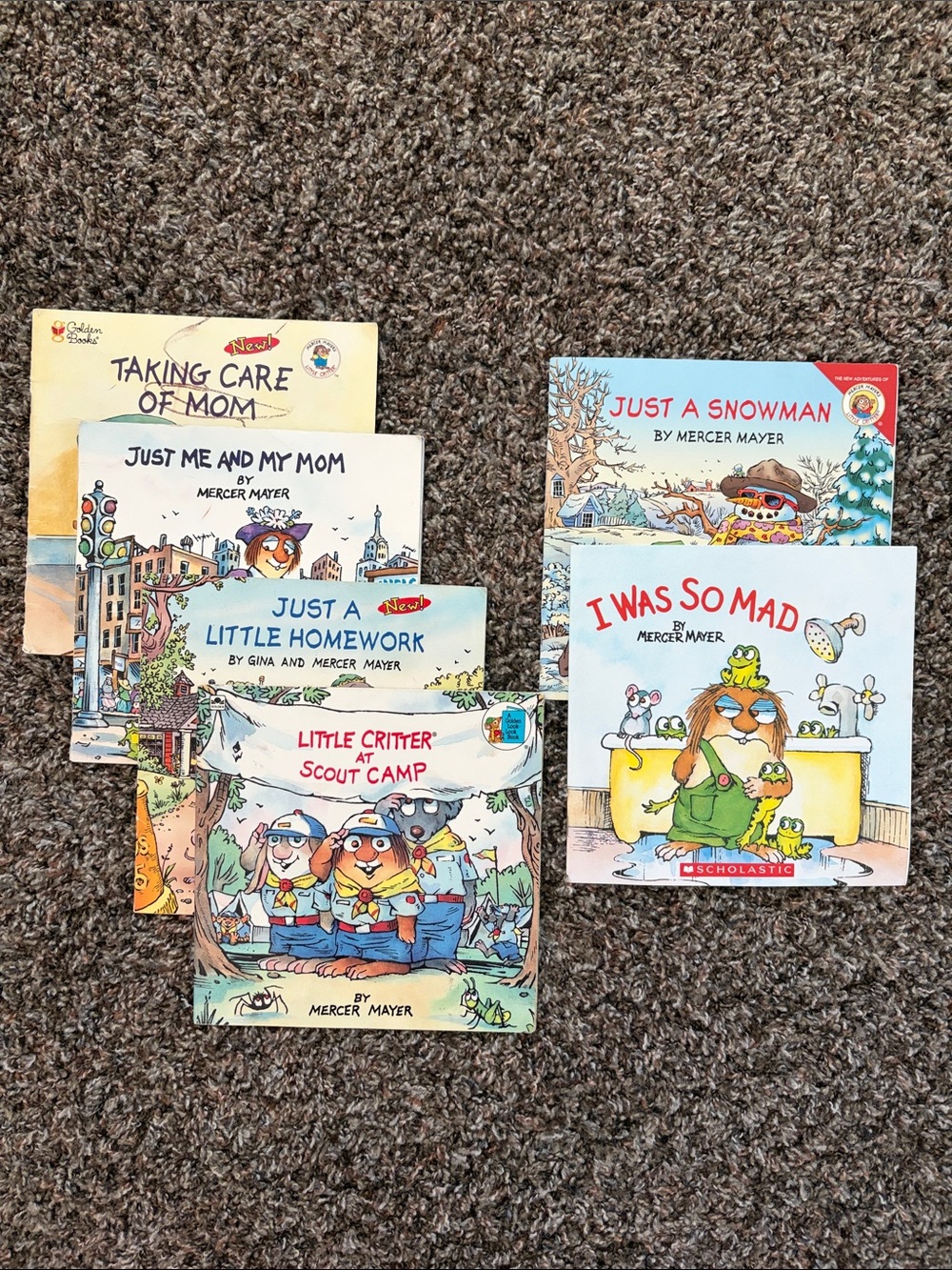 Set of 6 Little Critter Soft Cover Book Set - by Mercer Mayer, Golden Books
